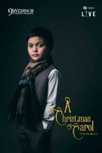 Dewayde Dizon as Tiny Tim in Alan Menken and Lynn Ahrens' "A Christmas Carol The Musical" from 9 Works Theatrical and Globe LIVE!