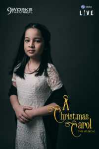 Ella Gonzales as Grace Smythe in Alan Menken and Lynn Ahrens' "A Christmas Carol The Musical" from 9 Works Theatrical and Globe LIVE!