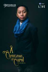 Andre Ruelo as Jonathon and Scrooge at 12 in Alan Menken and Lynn Ahrens' "A Christmas Carol The Musical" from 9 Works Theatrical and Globe LIVE!