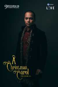 Arial Reonal as Jacob Marley in Alan Menken and Lynn Ahrens' "A Christmas Carol The Musical" from 9 Works Theatrical and Globe LIVE!