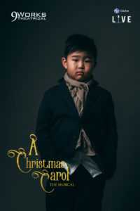 Joe Ng as Fred's son in Alan Menken and Lynn Ahrens' "A Christmas Carol The Musical" from 9 Works Theatrical and Globe LIVE!