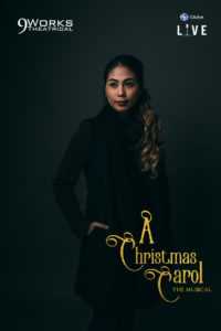 Mara Javier as Mrs. Mops in Alan Menken and Lynn Ahrens' "A Christmas Carol The Musical" from 9 Works Theatrical and Globe LIVE!