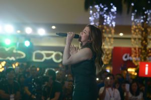 Angeline Quinto performs to mark the end of Day 1 of the Taiwan Excellence Experience Zone