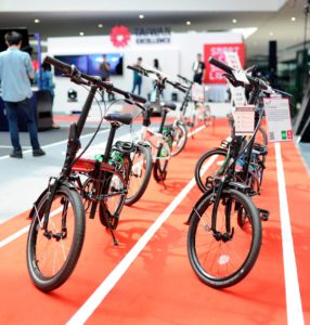 Hi-tech bikes at the Taiwan Excellence Experience Zone